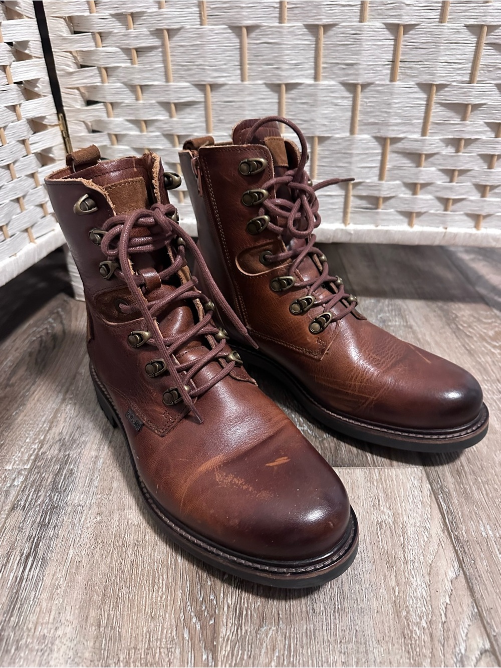 Men's Brown Leather Boots